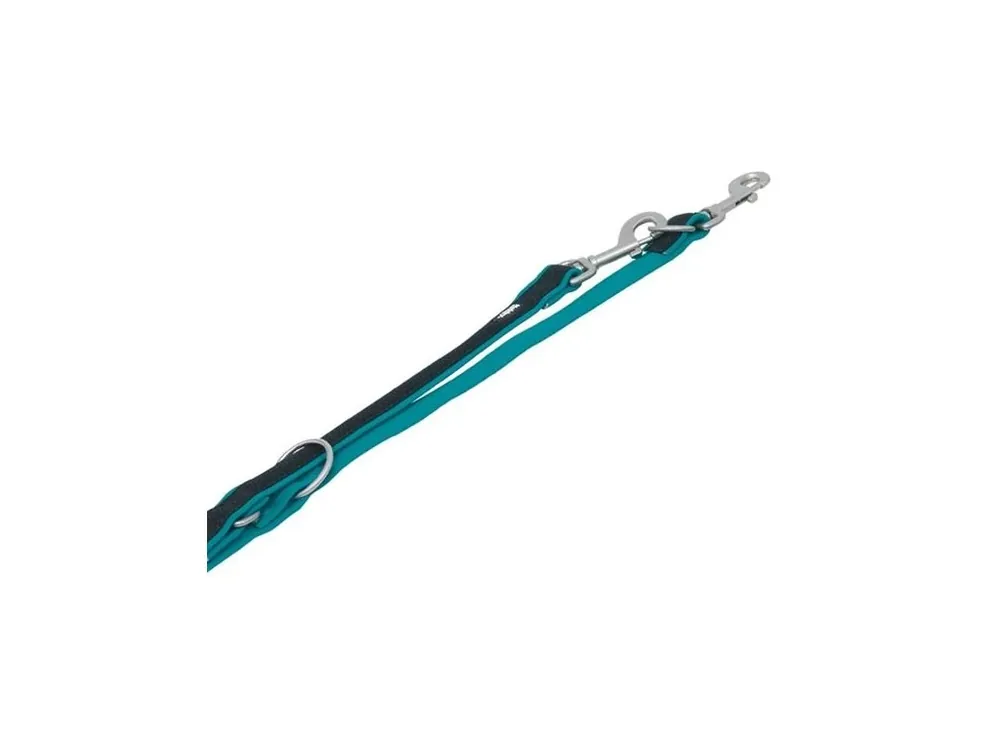 Vysoce Kvalitní Vodítko nylon Mesh Preno přepínací 200cm x 25-35mm tyrkysové Nobby