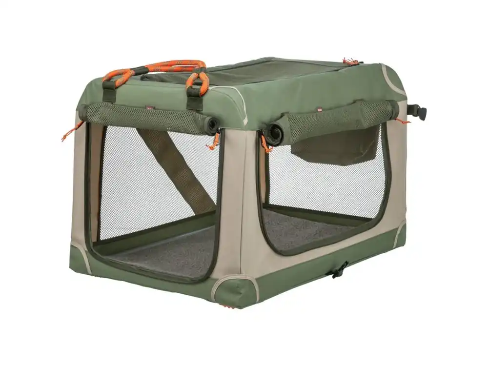 Cenová Bomba Tranportní přepravka COMFY, S 47.5 x 44.5 x 70 cm, olivová/béžová