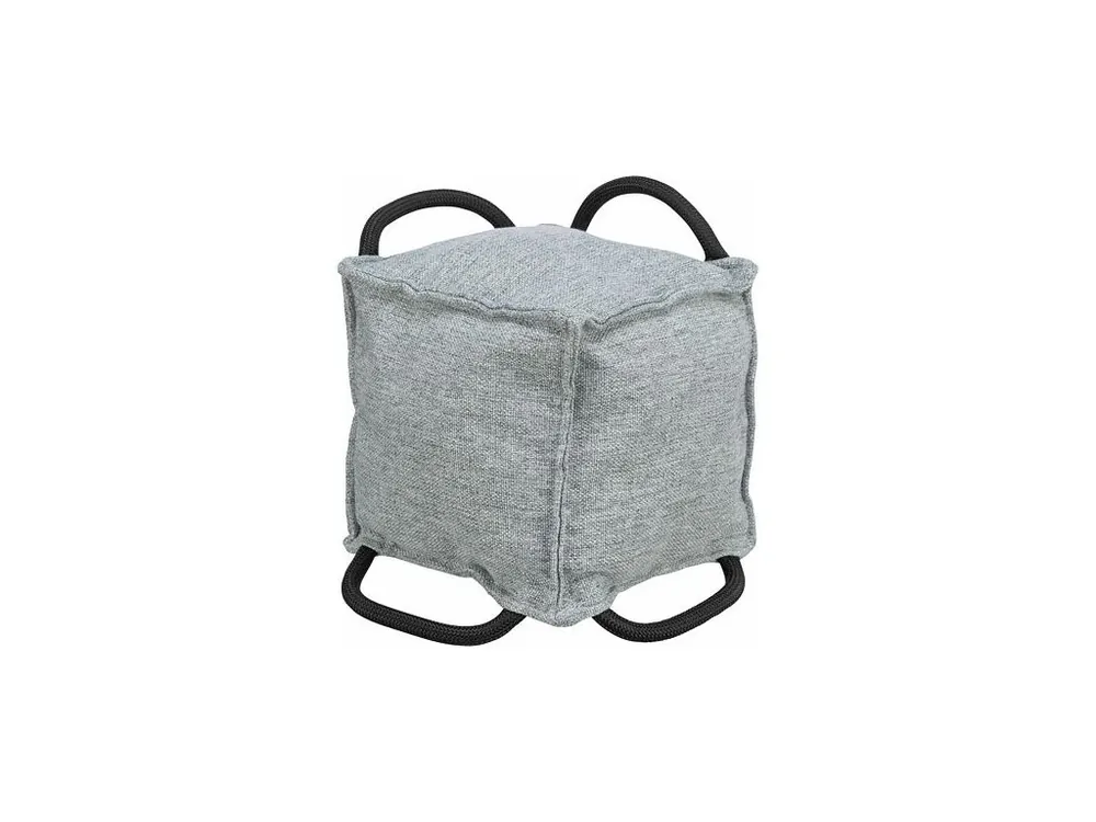 Akce Be Eco CityStyle kostka s lanem, 16 cm, recyklováno, tkanina/lano