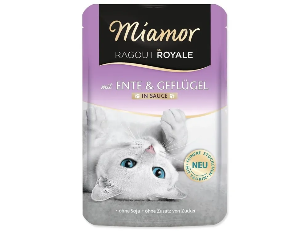 Výhodná Nabídka Kapsička Miamor Ragout Royale Adult kachna a drůbež ve šťávě 100 g