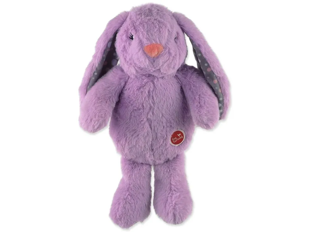 Hračka Dog Fantasy Cuddle Zajíček s tlukoucím srdcem fialová 29 cm Must-Have