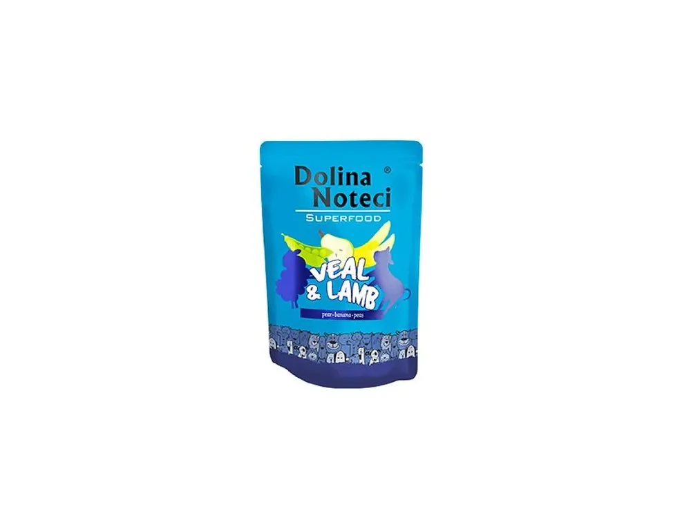Expresní Doručení DOLINA NOTECI SUPERFOODS telecí a jehněčí kapsička pro psy 300 g