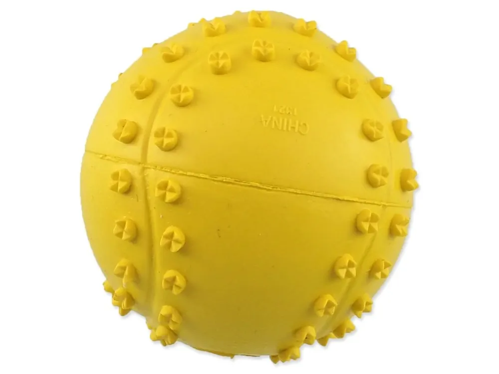 Odeslání Ihned Hračka Dog Fantasy míček tenis s bodlinami pískací mix barev 6 cm