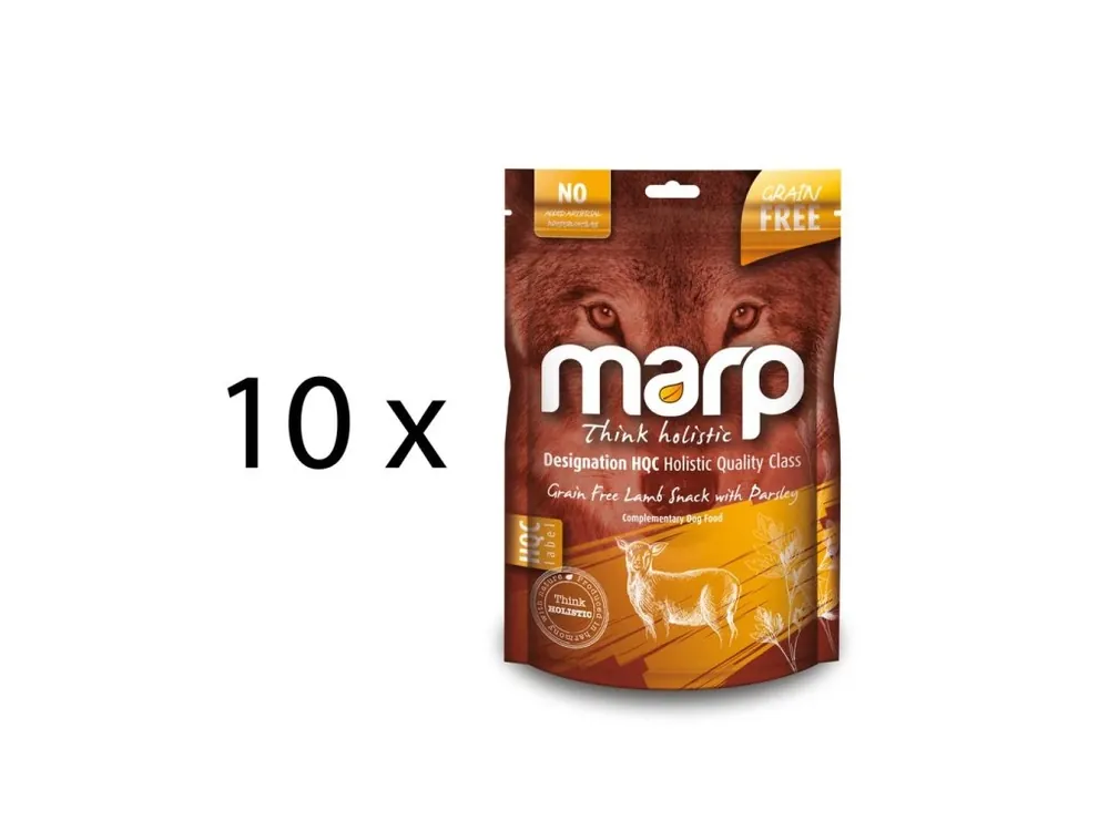 Horká Nabídka Marp Holistic – Jehněčí pamlsky s petrželí bez obilovin 10x150g