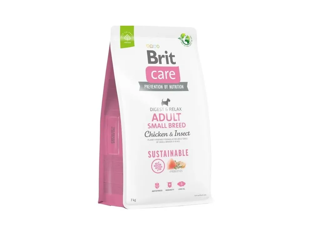 Ověřený Brit Care Dog Sustainable Adult Small Breed Chicken+Insect 7 kg