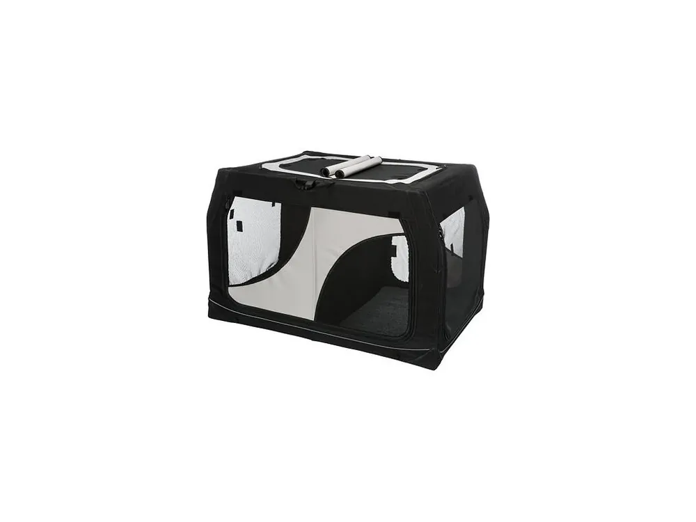 Speciální Cena Transportní nylonový box Vario DOUBLE 91x60x61/57 cm černo-šedý