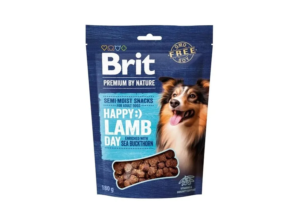 Expresní Doručení Brit Premium by Nature Dog Semi Snack Lamb&Sea Buckthorn 180g