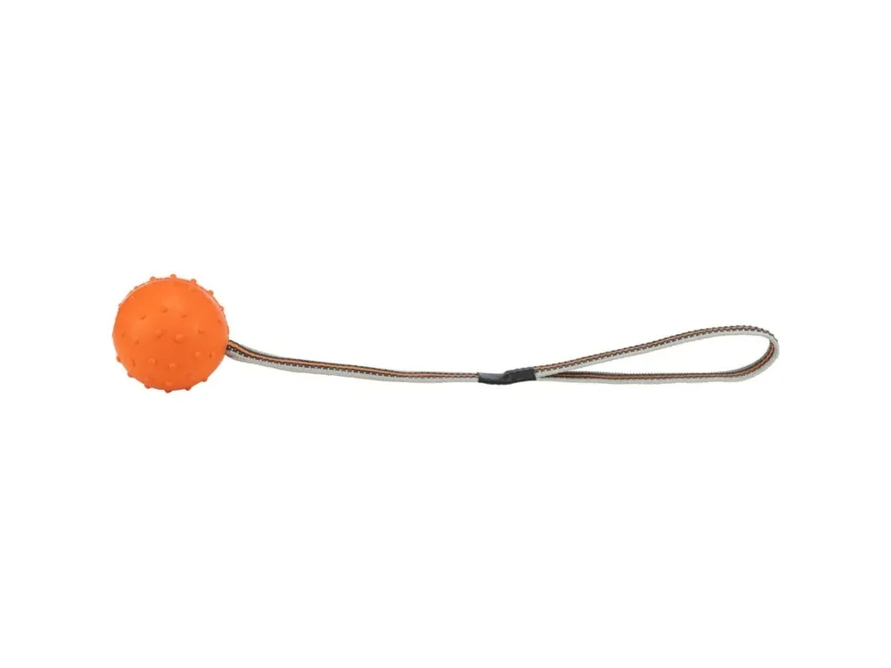Originální SPORTING míč tvrdý na nylonovém pásku, přírodní guma 6 cm/35 cm