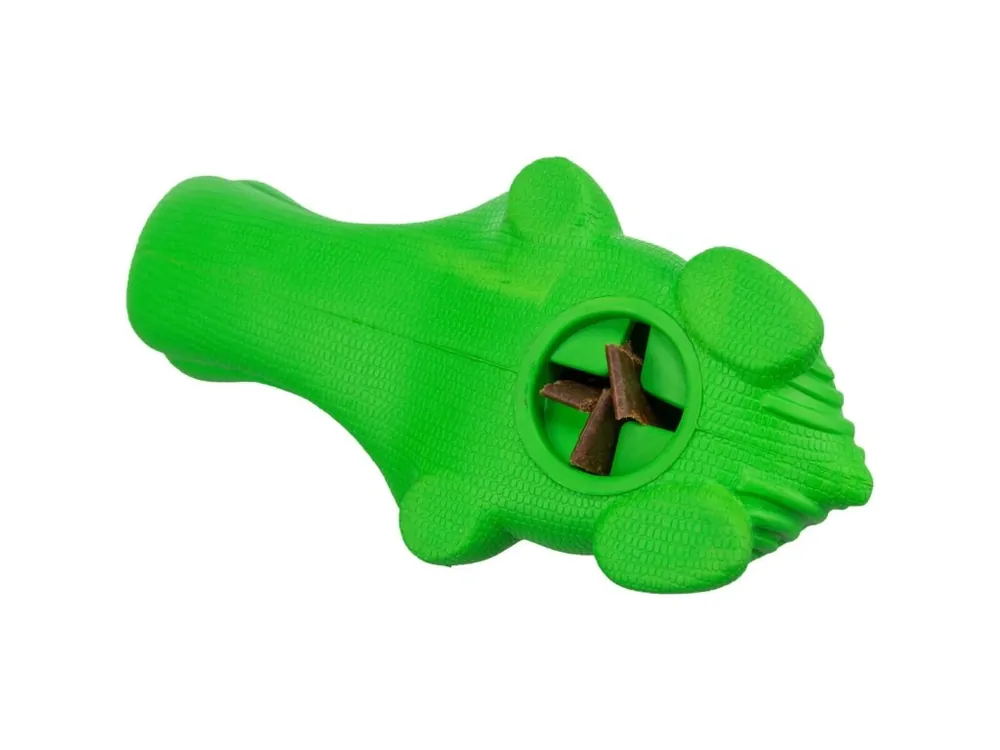 DOG ACTIVITY krokodýl na pamlsky, 18 cm, přírodní guma, zelená Jen Po Omezenou Doba