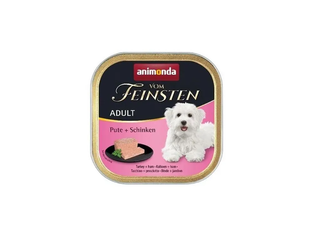 ANIMONDA paštika ADULT (LIGHT LUNCH) - krůta+šunka pro psy 150g Novinka