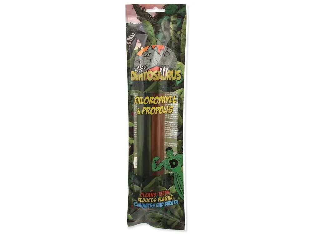 Tyčinka Dentosaurus s propolisem/chlorofylem nix L 21 cm (2 ks) Nejlepší Cena
