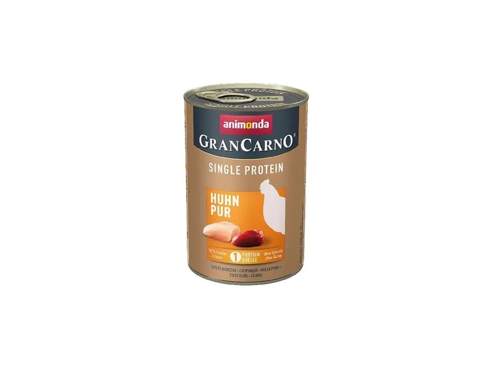 GRANCARNO Single Protein 400 g čisté kuřecí, konzerva pro psy Rychlé Dodání