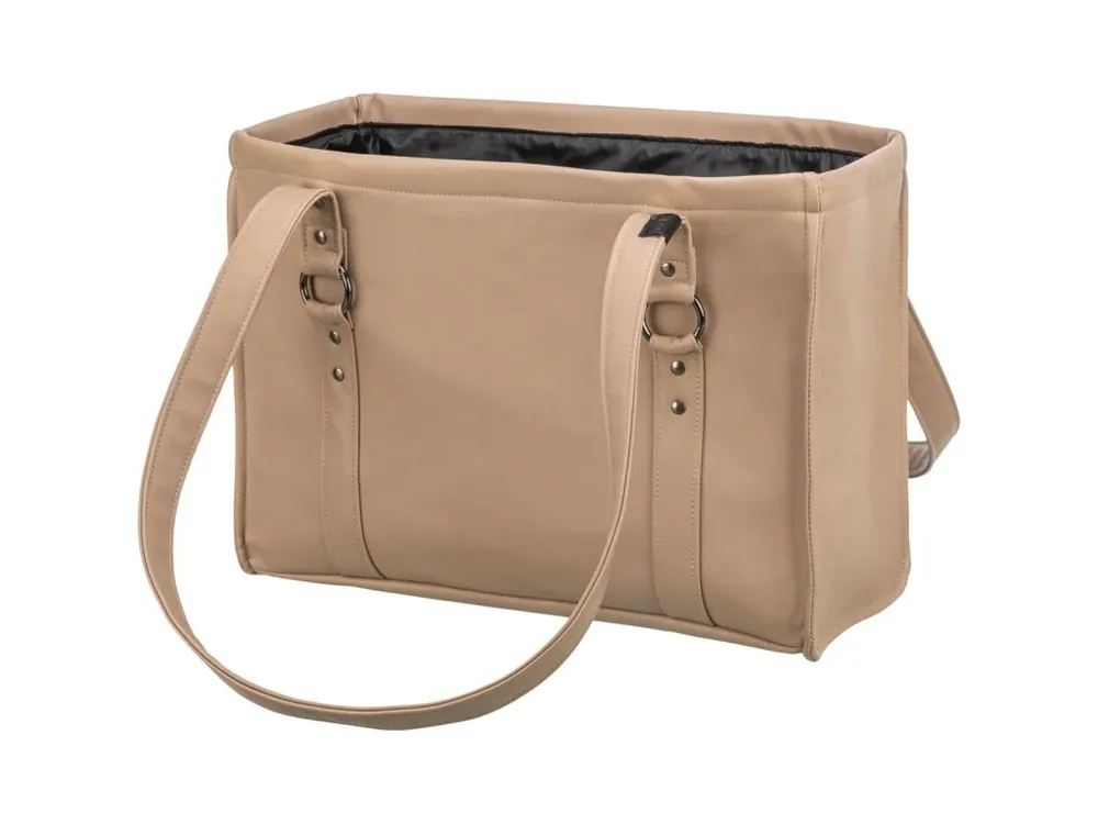 Top Prodej CityStyle cestovní taška, umělá kůže, 40 x 20 x 30 cm, béžová