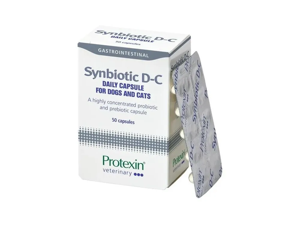 Expresní Doručení Protexin Synbiotic D-C probiotika pro psy a kočky 5x10 kapslí