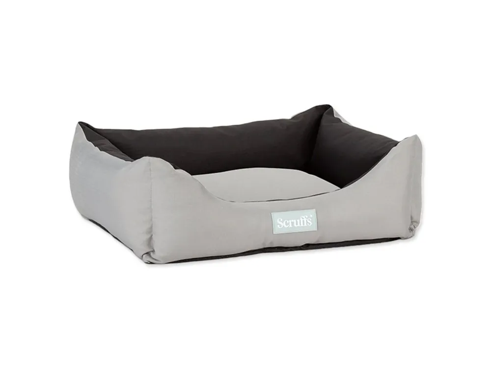 Levný Pelech Scruffs Expedition Box Bed Storm Grey vel. M (60x50 cm)