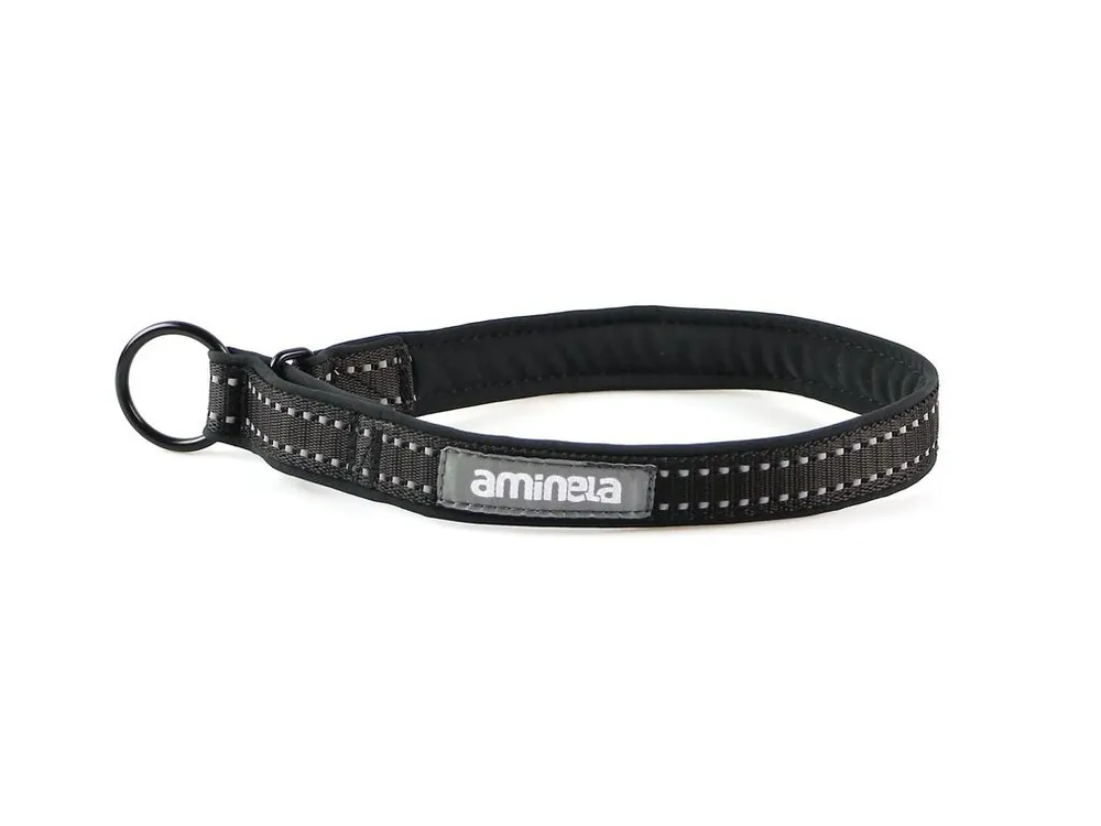 Aminela obojek polostahovací Sport & City 25mm/42cm + 5cm, černá Rychlé Dodání