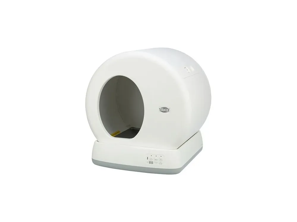 Samočistící SMART toaleta pro kočky, 53 x 55,5 x 52 cm, bílá Super Cena