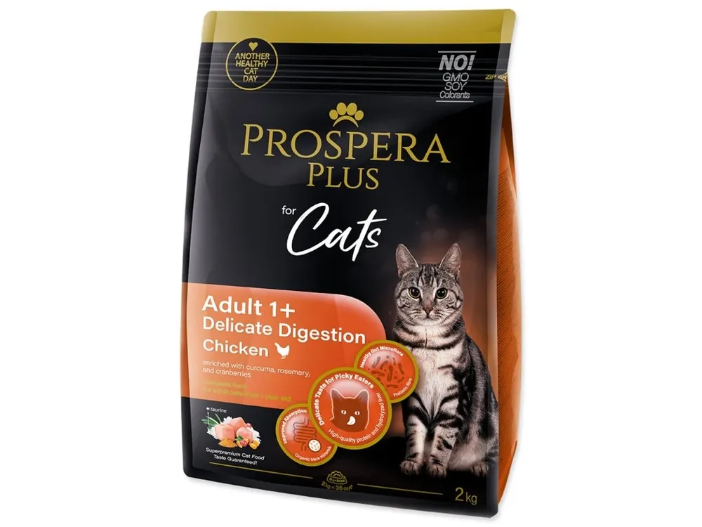 Cenově Výhodný Krmivo Prospera Plus Adult 1+ Chicken Delicate Digestion 2kg
