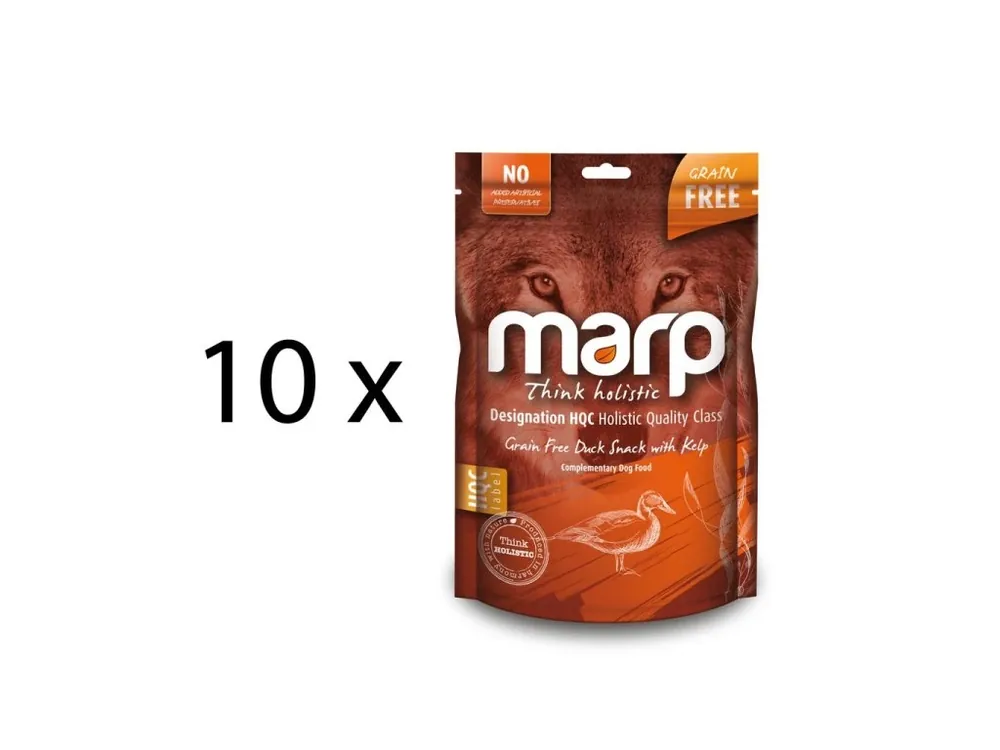Autentický Marp Holistic – Kachní pamlsky s kelpou bez obilovin 10x150g
