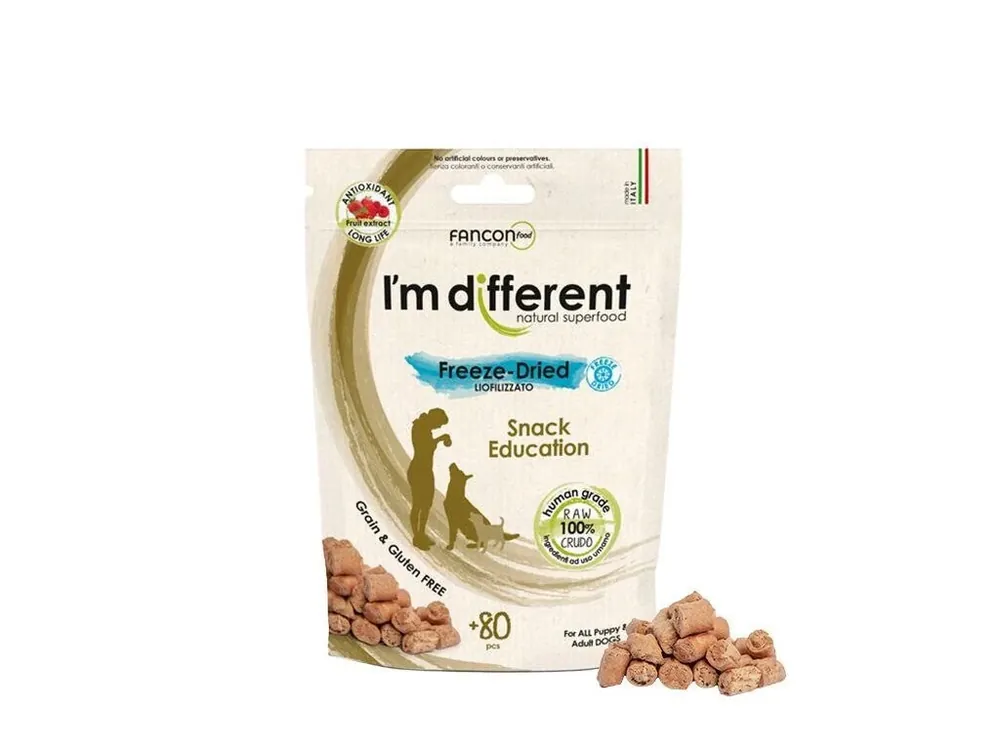 I‘M DIFFERENT SNACK výcvikový mrazem sušený pamlsek, 40 g Tovární Cena