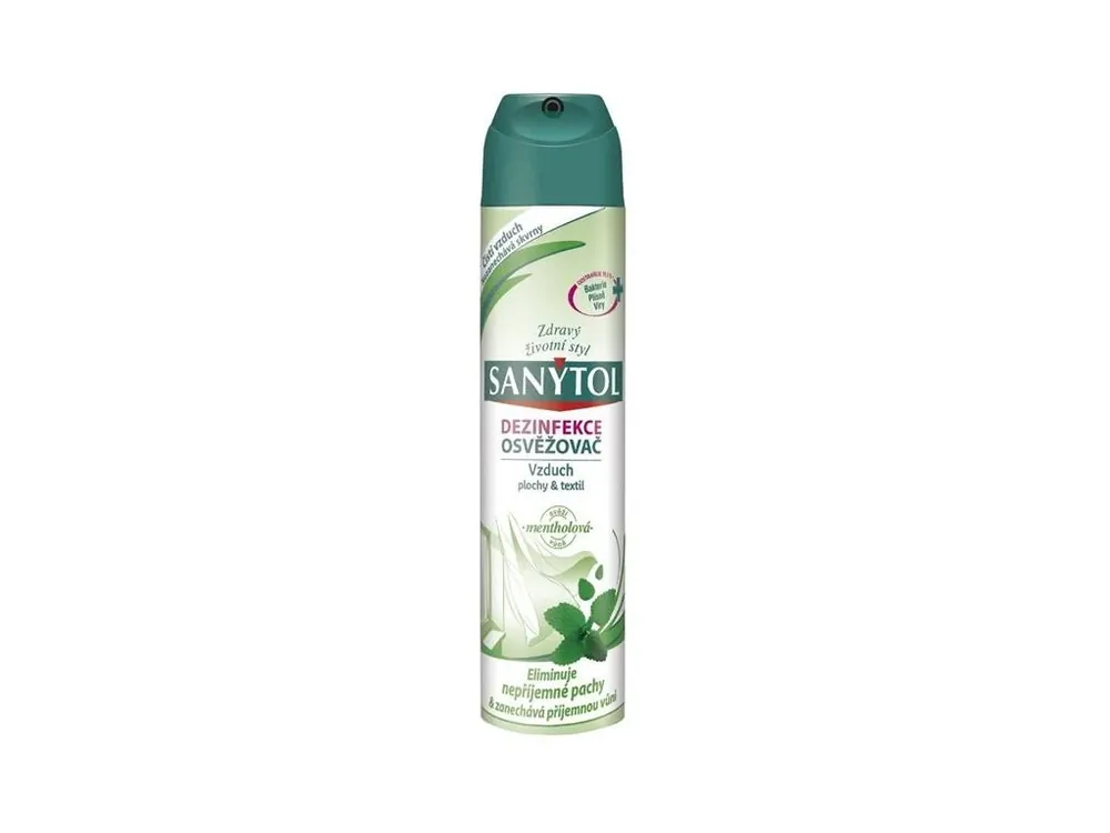 Aktuální Sanytol dezinfekční osvěžovač vzduchu-mentolová vůně 300 ml
