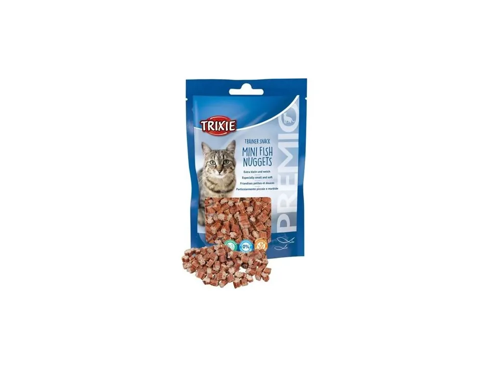 Ověřený Trainer Snack MINI NUGGETS s tuňákem,kuřecím a catnipem 50 g