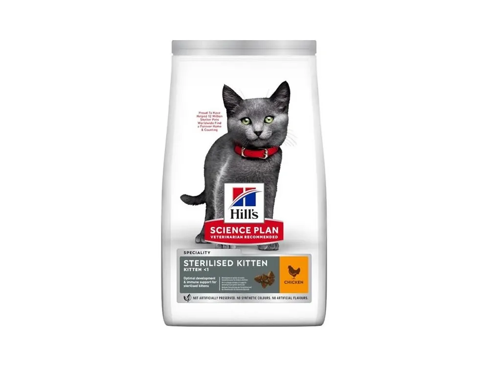 Super Cena Hill‘s Science Plan Feline Sterilised Kitten Chicken 1,5 kg