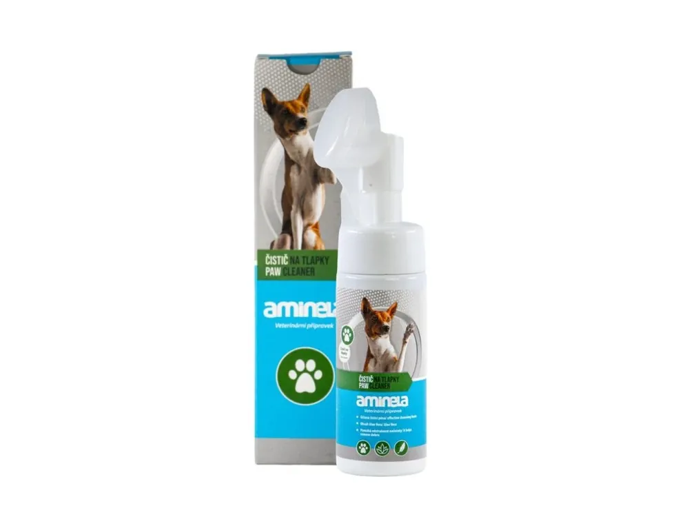 Aminela Clean Čistič na tlapky pro psy 150 ml (s vůní jahod) Rychlé Dodání