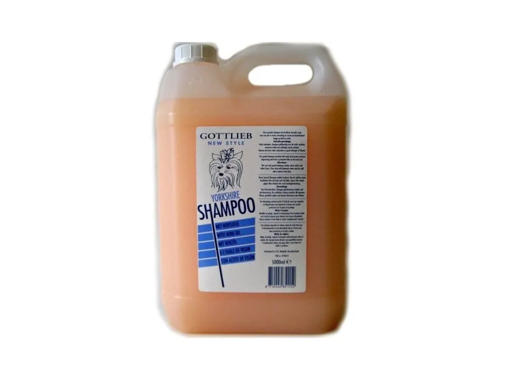 Časově Omezené Gottlieb Yorkshire šampon pro psy 5 l - s makadamovým olejem