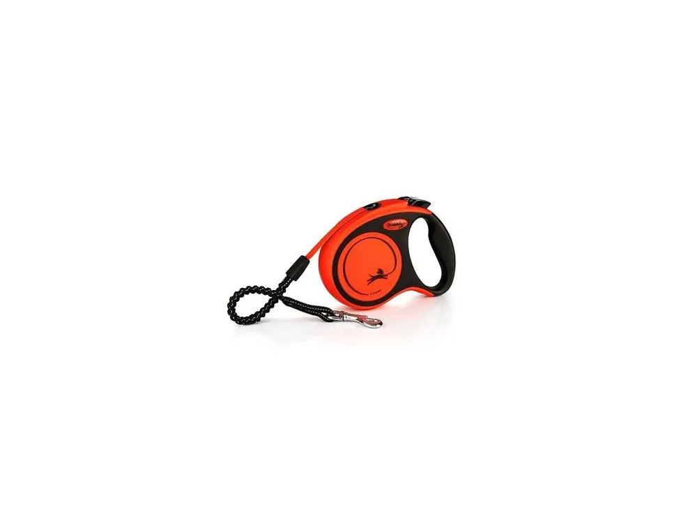 Flexi Xtreme pásek, černá/oranžová (S délka 5 m, do 20 kg) Přímo Od Výrobce