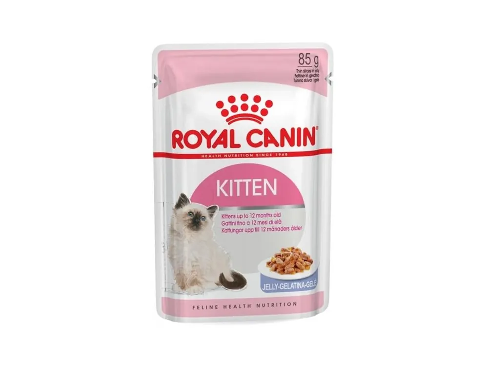 Časově Omezené Royal Canin Feline kapsička Kitten Instinctive v želé 85 g