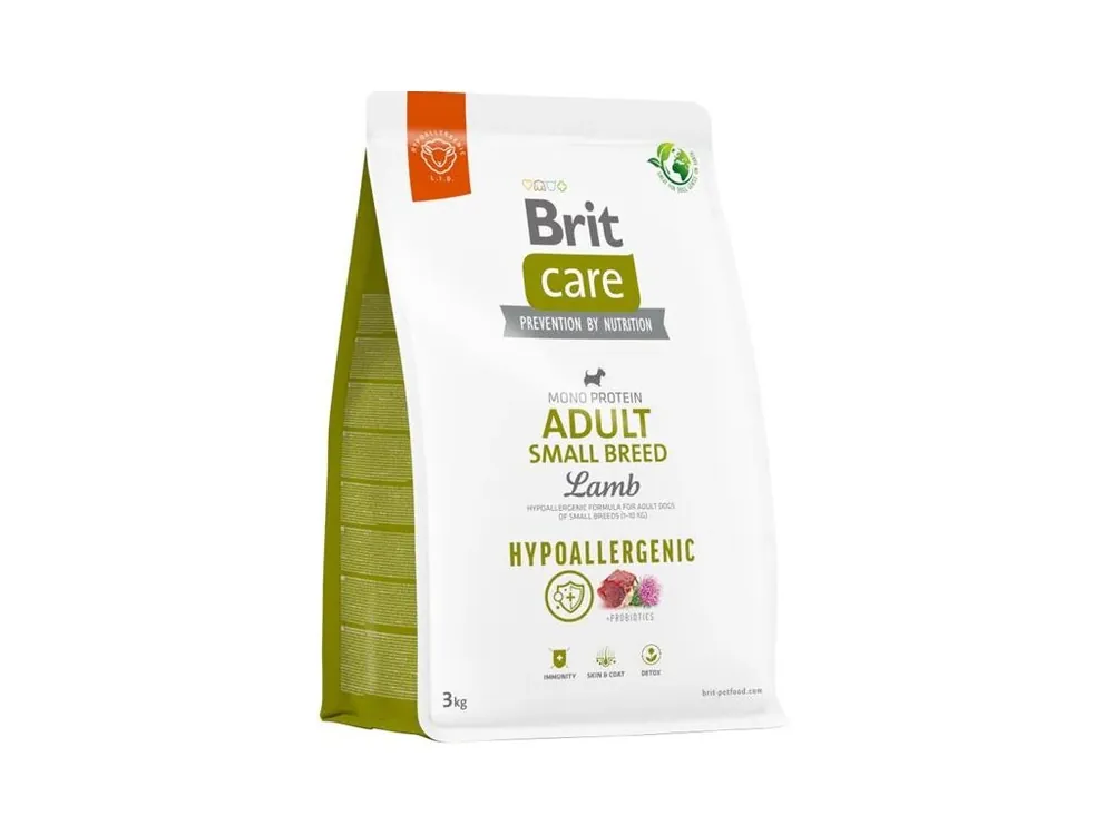 Originální Brit Care Dog Hypoallergenic Adult Small Breed Lamb 3 kg