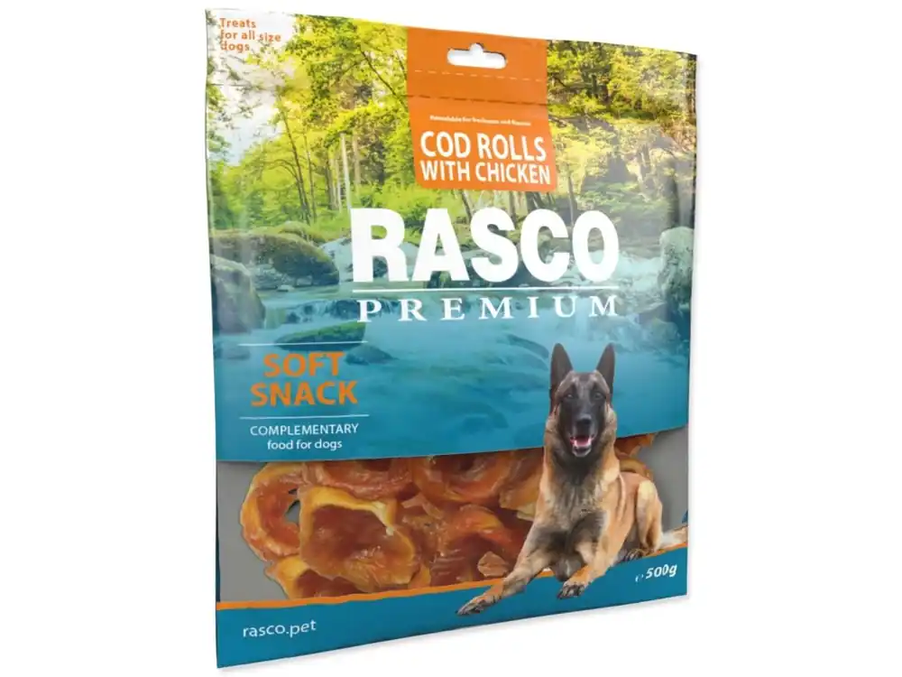 Levný Pochoutka Rasco Premium treska obalená kuřecím, rolky 500 g