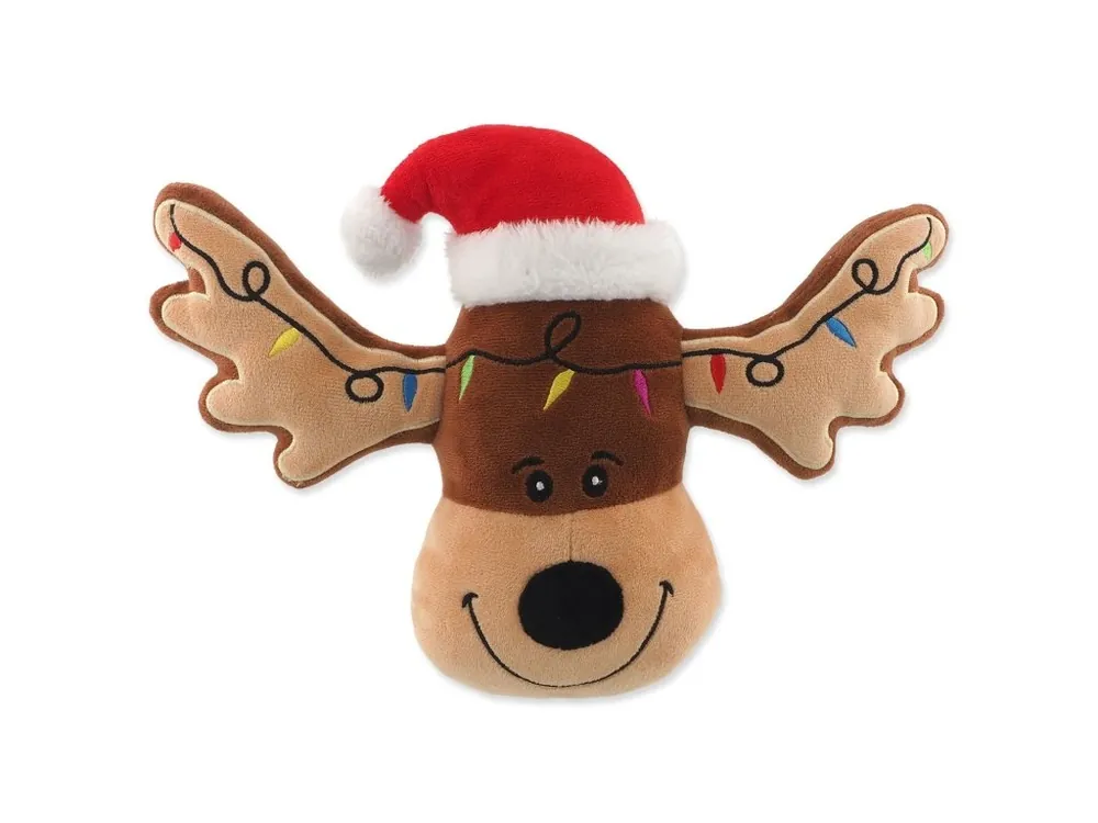 Cenová Bomba Hračka Dog Fantasy Winter Tale Hlava sob plyš pískací 23 cm