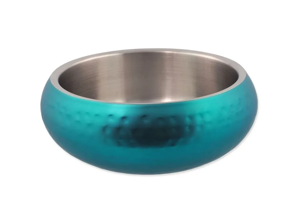Miska Dog Fantasy s dvojitou stěnou tyrkysová 18 cm (1200 ml) Nejprodávanější