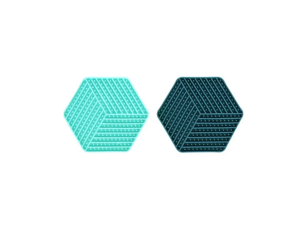 Výhodná Nabídka Lízací podložka Leki hexagon 22,4x19,5 mix barev Flamingo