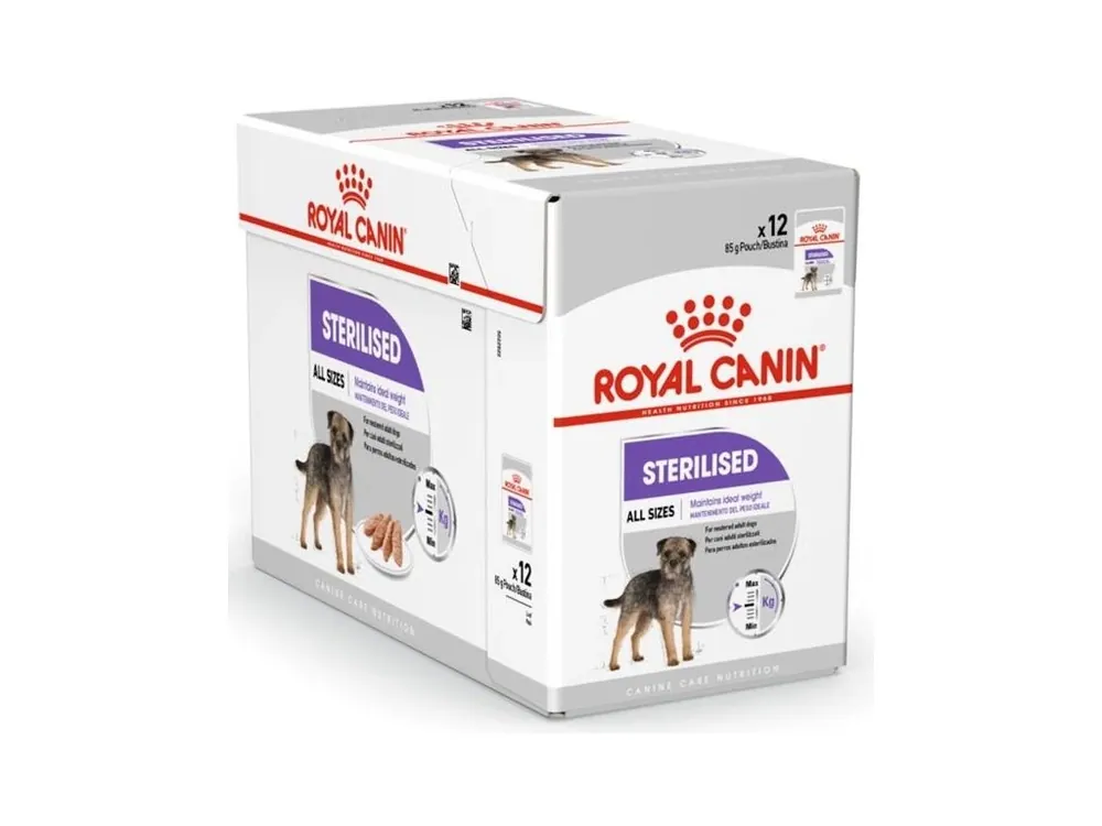 Přímo Od Výrobce Royal Canin Canine kapsička Sterilised (Multipack 12x85 g)