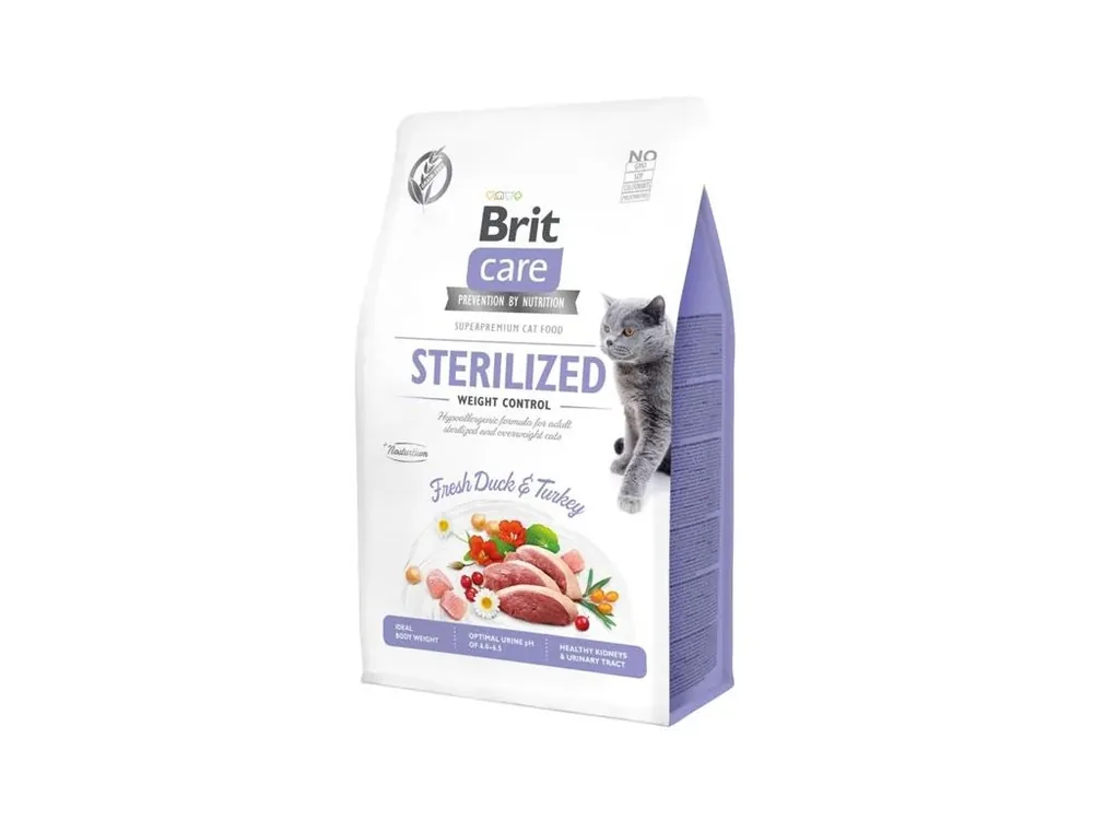 Brit Care Cat Grain-Free Sterilized Weight Control 0,4 kg Poslední Šance