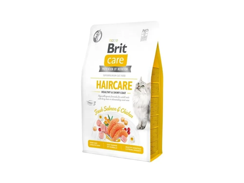 Originální Brit Care Cat Grain-Free Haircare Healthy & Shiny Coat 2 kg