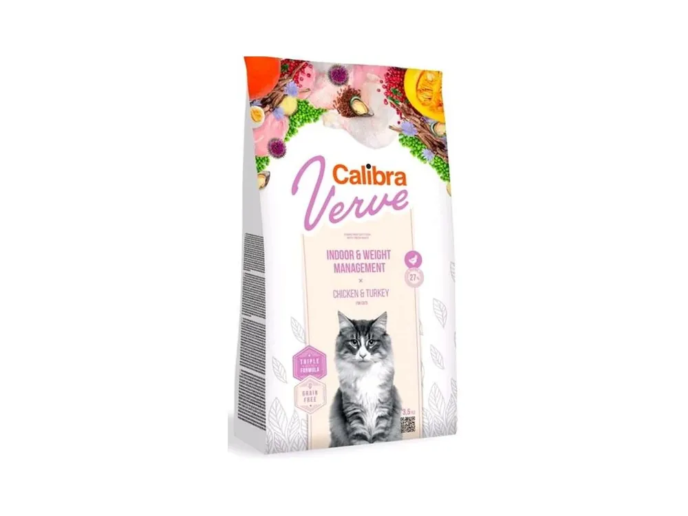 Expresní Doručení Calibra Cat Verve Grain Free Indoor&Weight Chicken 3,5 kg