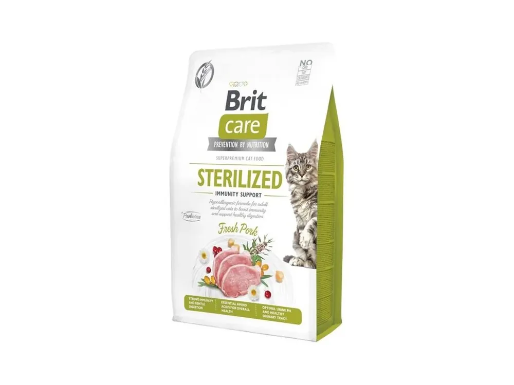 Brit Care Cat Grain-Free Sterilized Immunity Support 2 kg Nakupujte Hned