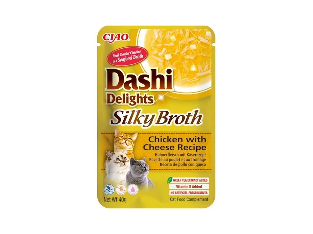 Inaba Dashi Delights Silky Broth kapsička kuře a sýr 40 g Objednat Nyní