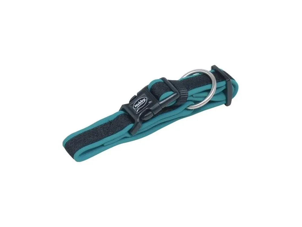 Obojek nylon Mesh Preno 50-65 cm x 25-35 mm tyrkysový Nobby Výhodná Nabídka