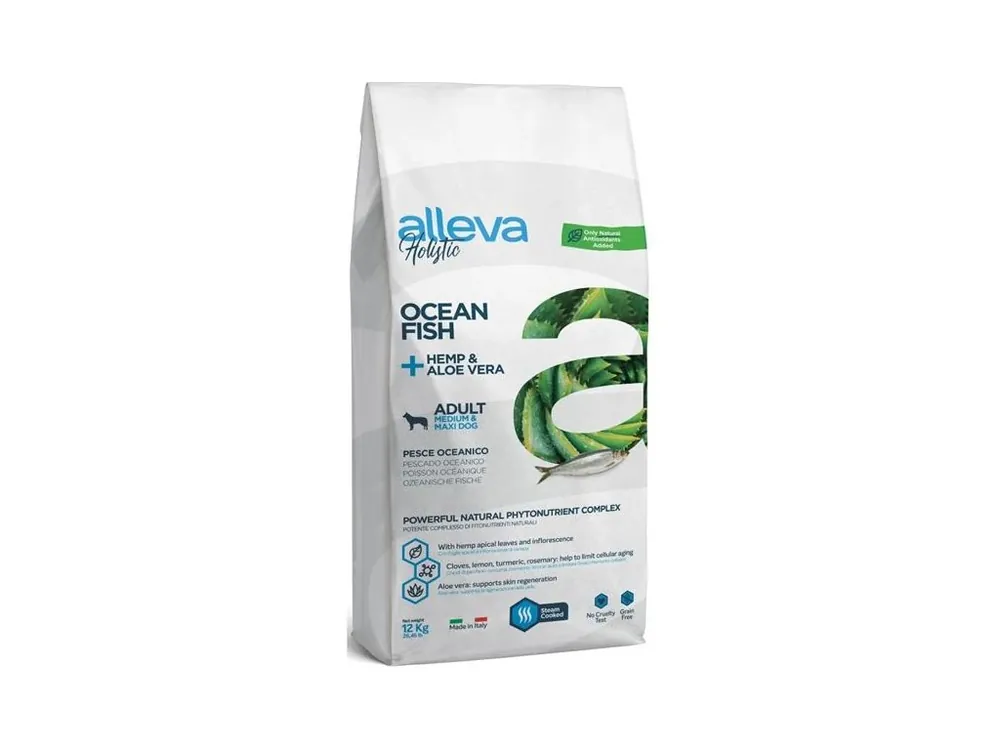 ALLEVA HOLISTIC Dog Dry Adult Ocean Fish Medium/Maxi 12 kg Top Prodej