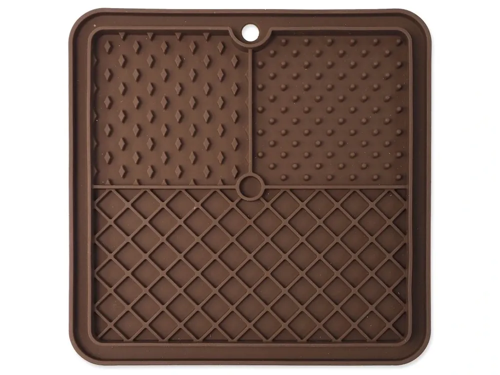 Nejprodávanější Podložka lízací Epic Pet Lick&Snack čtverec hnědý 20x20 cm
