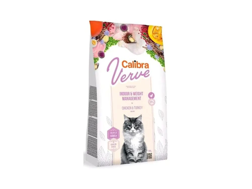 Calibra Cat Verve Grain Free Indoor&Weight Chicken 750 g Nejlepší Volba