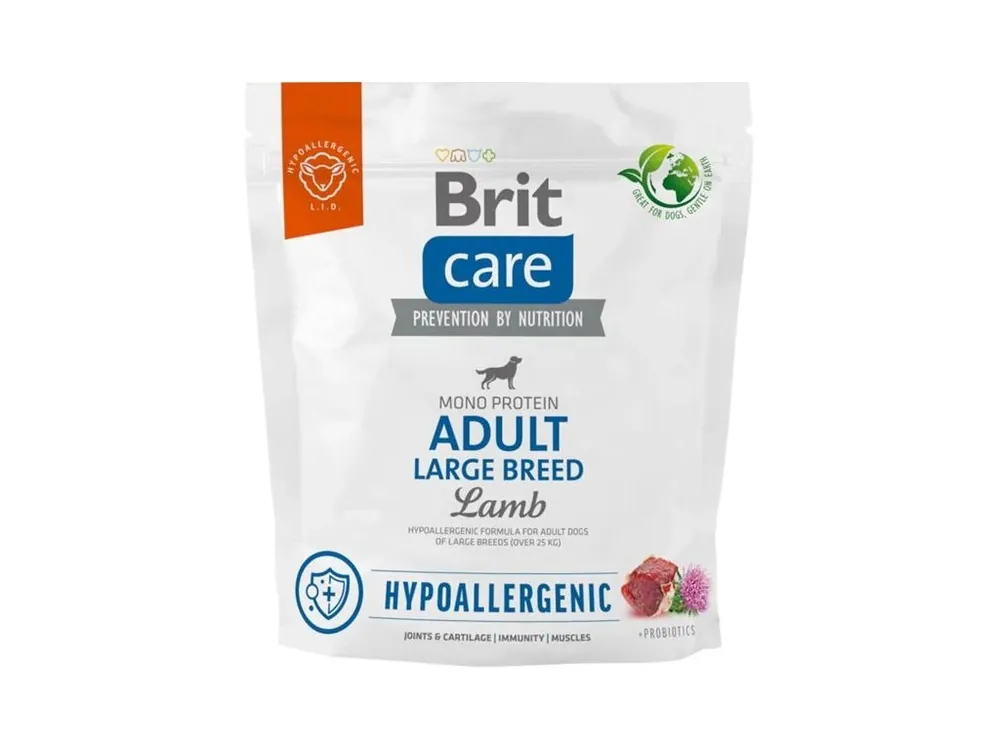Super Cena Brit Care Dog Hypoallergenic Adult Large Breed Lamb 1 kg
