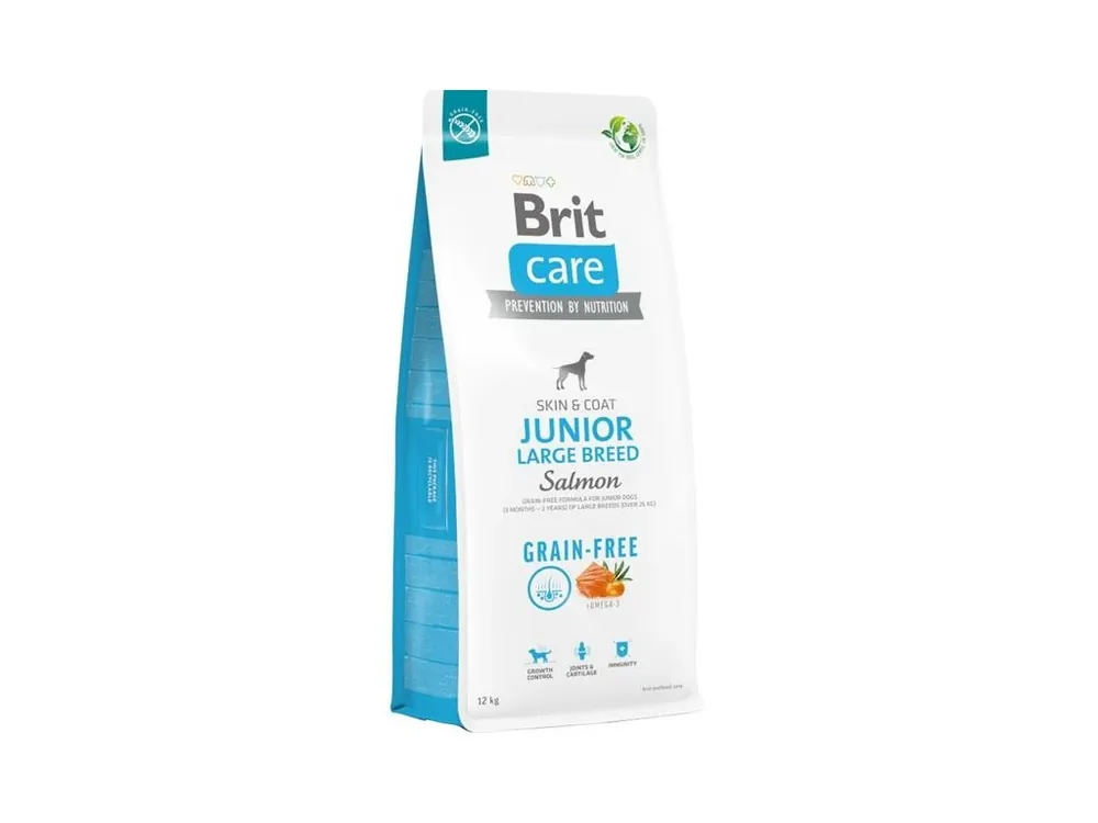 Brit Care Dog Grain-free Junior Large Breed Salmon 12 kg Nejlepší Volba