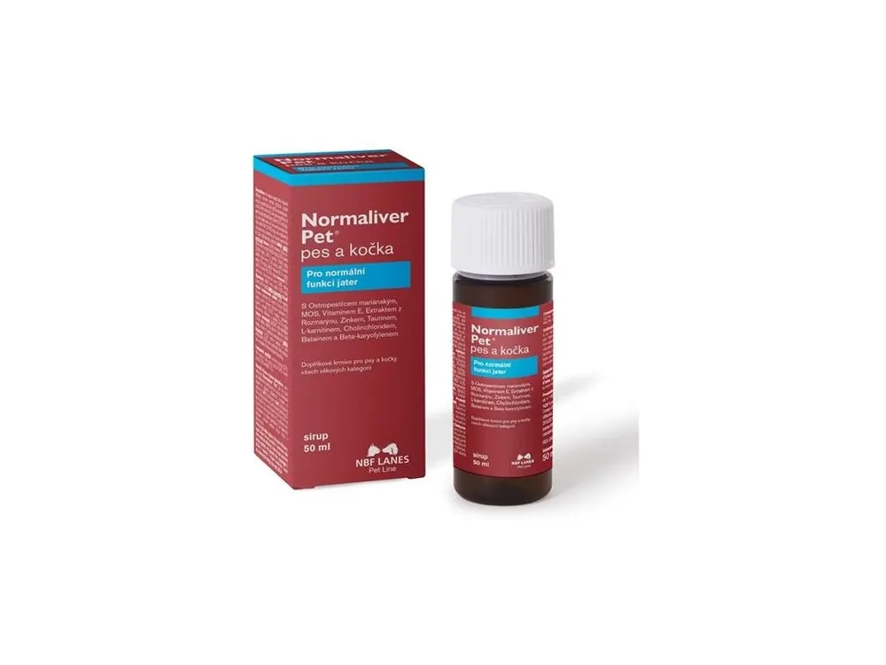NBF Lanes Normaliver pes a kočka 50 ml (regenerace jater) Omezená Nabídka