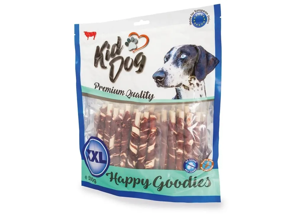 KIDDOG hovězí steak na buvolí tyčince - 8 mm/12 cm 500 g Speciální Cena